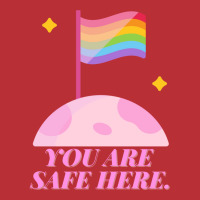 You Are Safe Here Pastel T-shirt | Artistshot