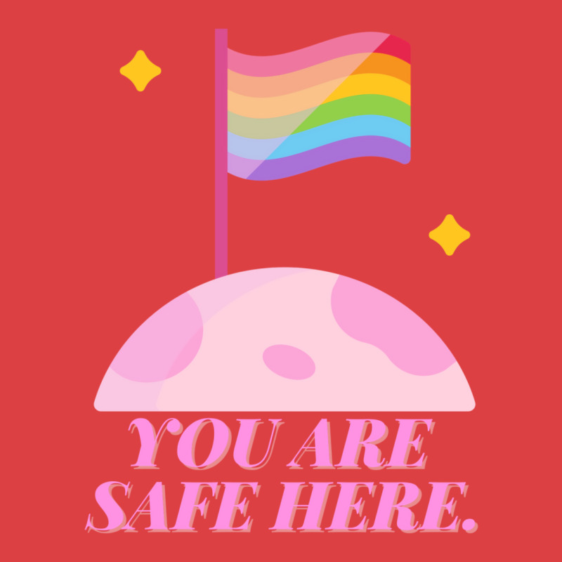 You Are Safe Here Pastel Tank Top | Artistshot