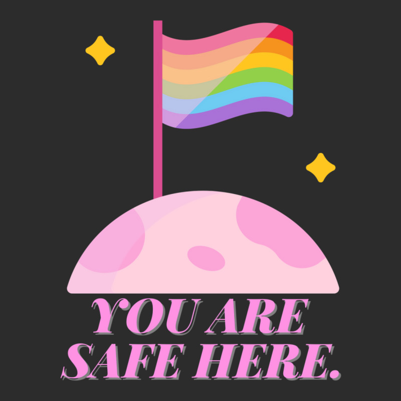 You Are Safe Here Pastel Exclusive T-shirt | Artistshot