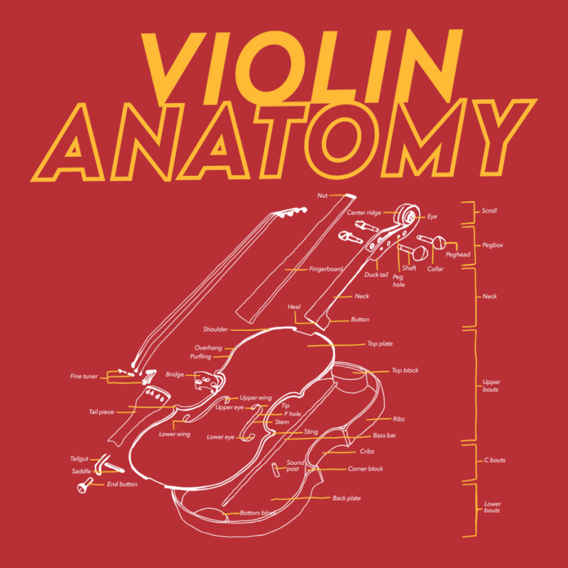 Twoset Violin   Violin Anatomy Drawing Diagram Limited Edition T-Shirt by aldbscanetoj | Artistshot