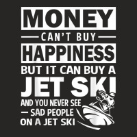 Jet Ski Happiness Funny Water Sport T Shirt Ladies Fitted T-shirt | Artistshot