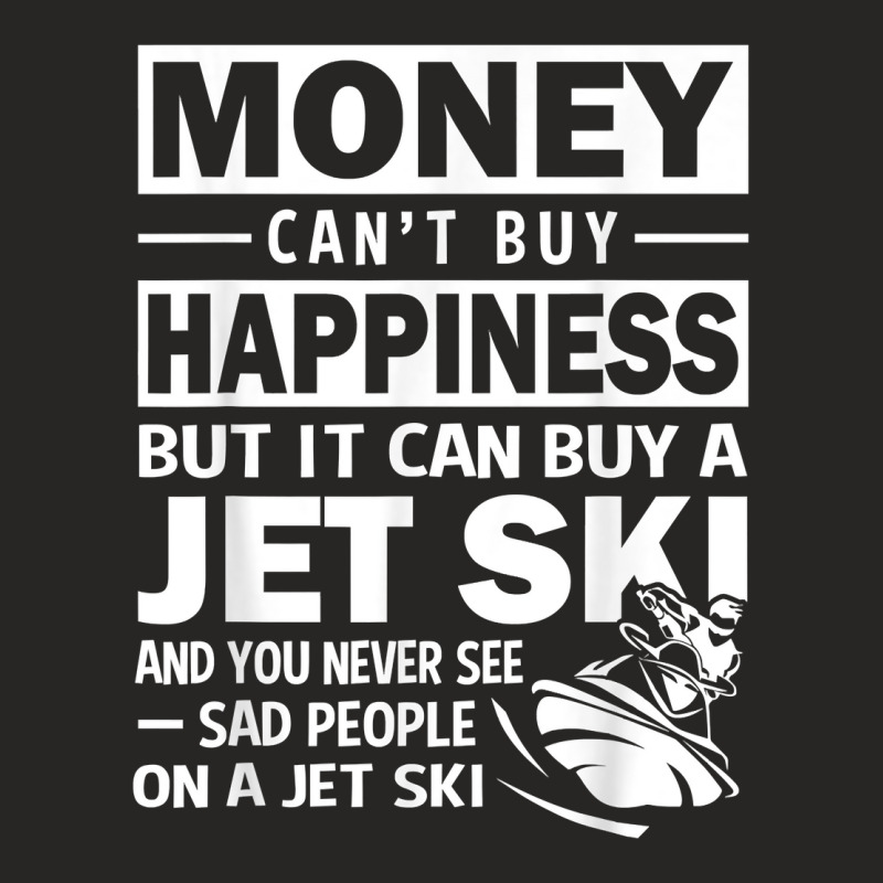 Jet Ski Happiness Funny Water Sport T Shirt Ladies Fitted T-Shirt by anselmpru9bt | Artistshot