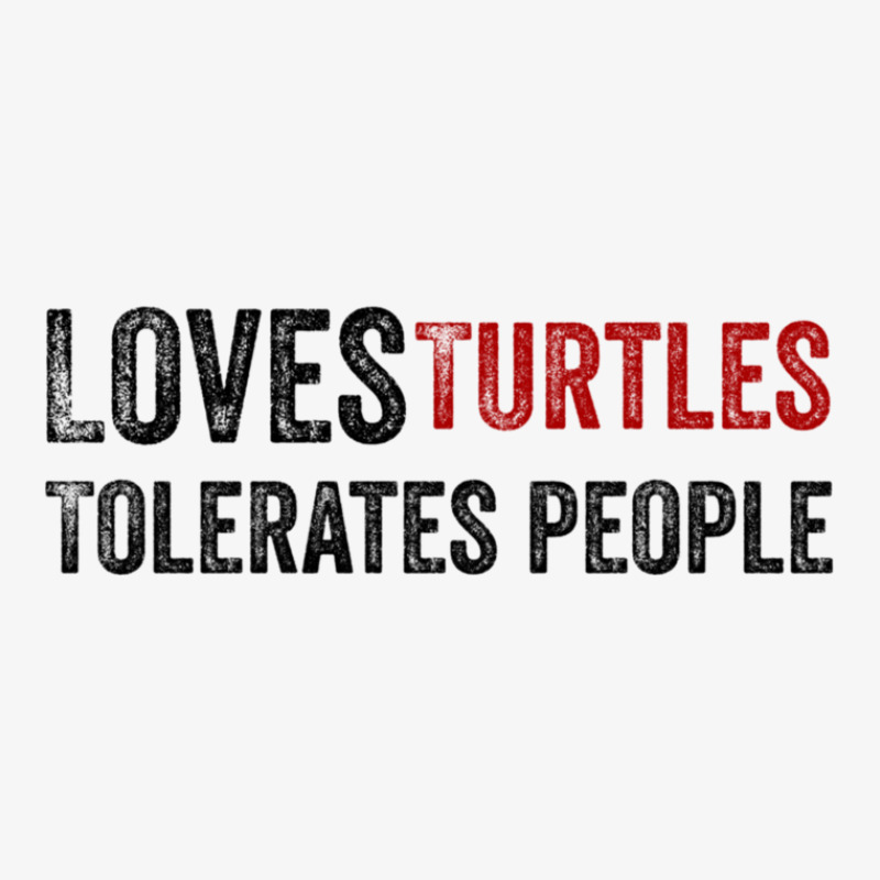 Loves Turtles Tolerates People 1 Champion Hoodie | Artistshot