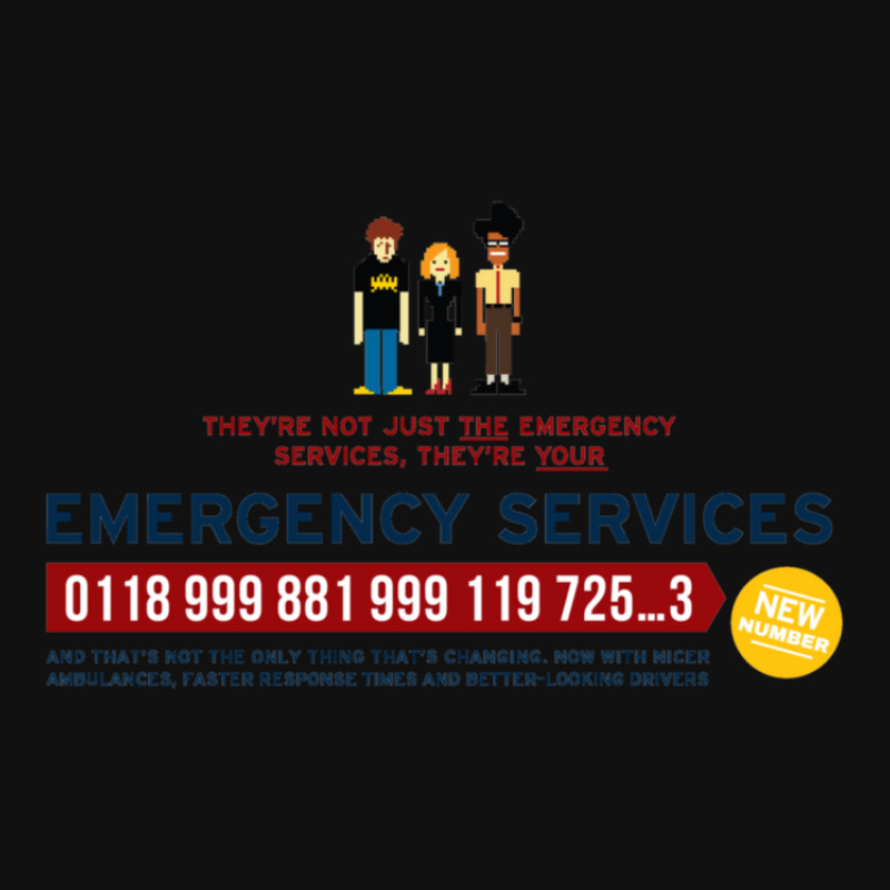 It Crowd - Emergency Services Graphic Youth T-shirt | Artistshot