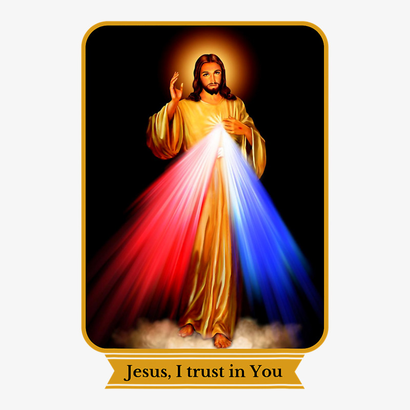 Divine Mercy Jesus I Trust In You Catholic T Shirt Ladies Fitted T-Shirt by adam.troare | Artistshot