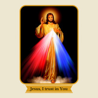 Divine Mercy Jesus I Trust In You Catholic T Shirt Cropped Hoodie | Artistshot