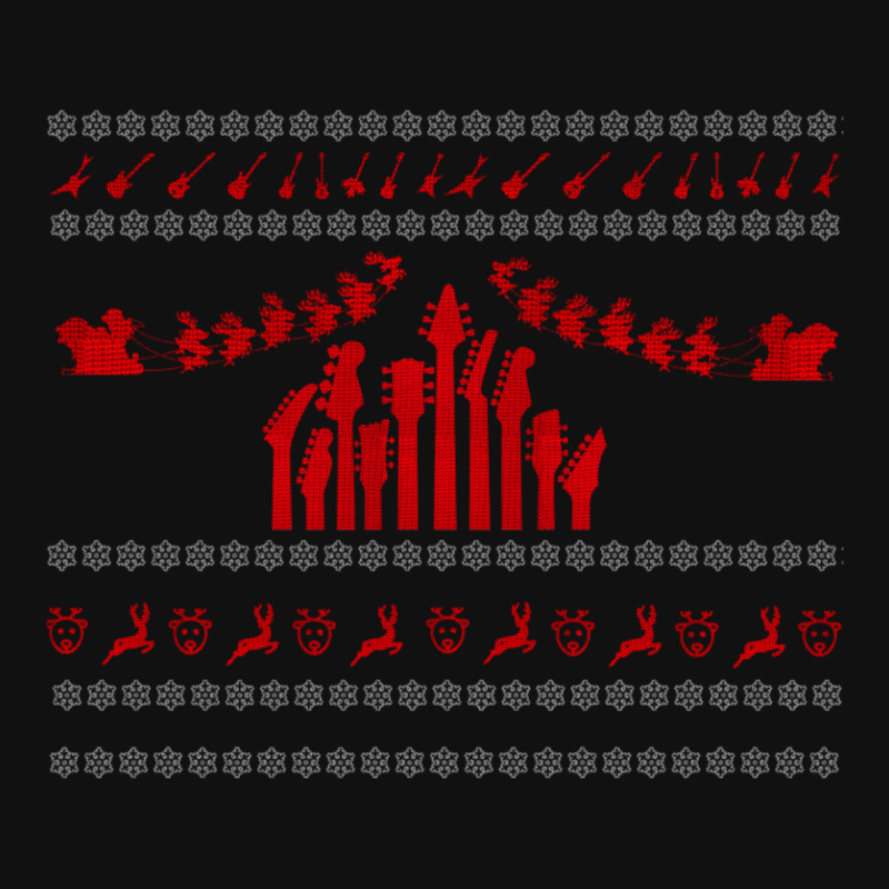 Ugly Christmas Sweater For Guitaris Rear Car Mat | Artistshot