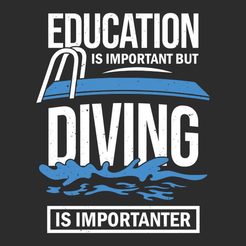 Education Is Important But Diving Is Importanter Exclusive T-shirt | Artistshot