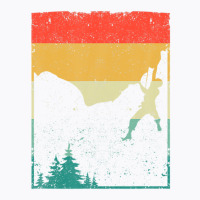 Climbing Bouldering Freeclimbing Rock Climber Retro Vintage T-shirt | Artistshot