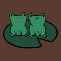 Two Frogs On A Lily Pad Adjustable Cap | Artistshot