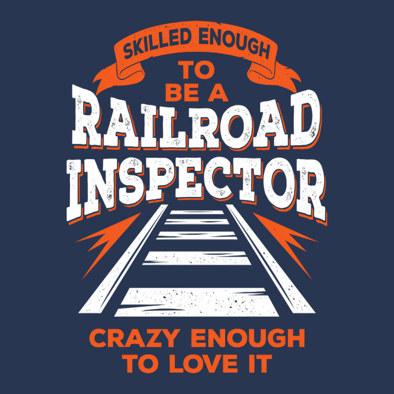 Funny Track Railroad Inspector Gift Men Denim Jacket | Artistshot