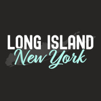 Long Island New York Vintage Ny Classic Li New York Design T Shirt Ladies Fitted T-shirt | Artistshot