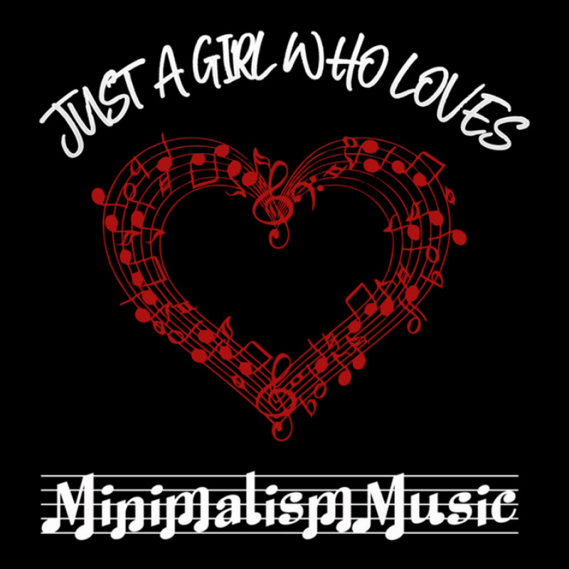 Just A Girl Who Loves Minimalism Music Zipper Hoodie by JasonPaxton | Artistshot