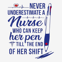 A Nurse Who Can Keep Har Pen Tshirt Drawstring Bags | Artistshot