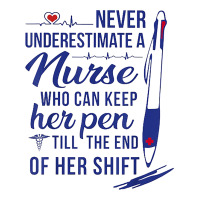 A Nurse Who Can Keep Har Pen Tshirt Sticker | Artistshot