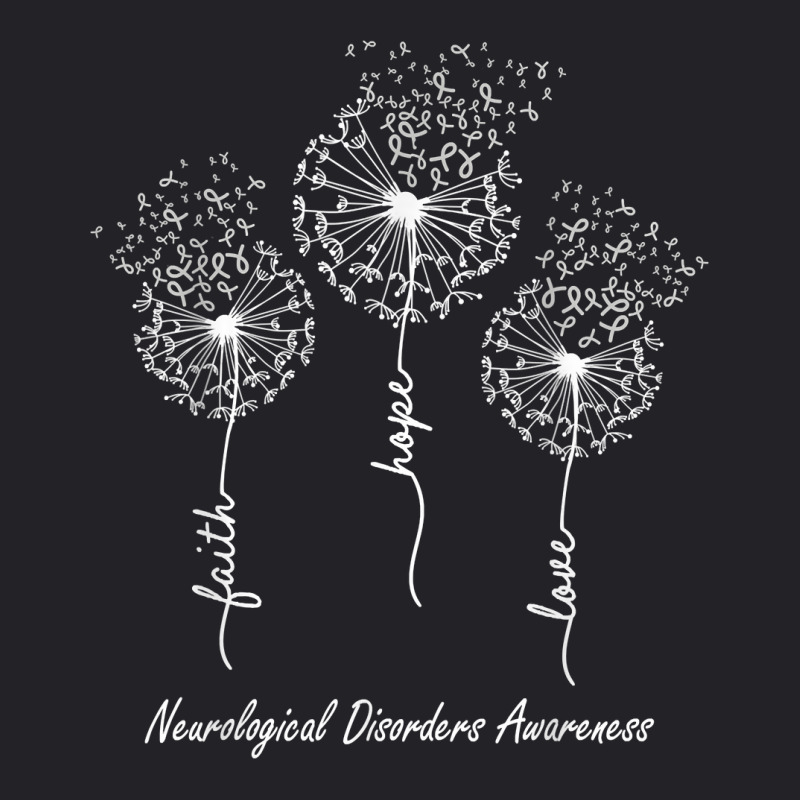 Neurological Disorders Awareness Faith Hope Love Dandelion T Shirt Youth Tee by noelenedh2mar | Artistshot