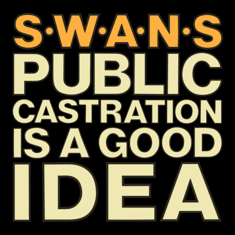 Swans T Shirt   Public Castration Is A Good Idea Men's 3/4 Sleeve Pajama Set by baylontajrinf | Artistshot