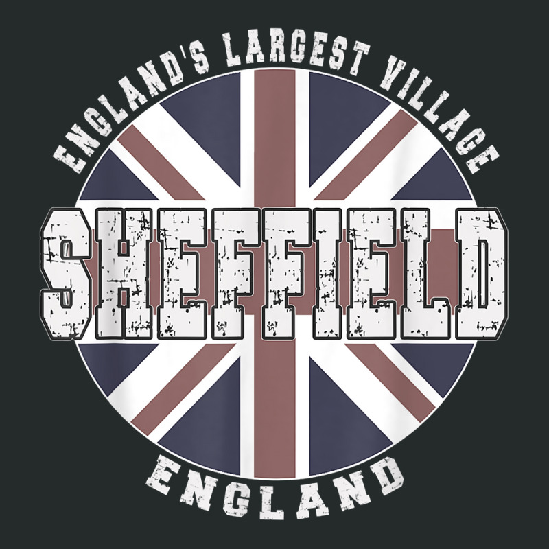 Sheffield England, Vintage English Flag T Shirt Women's Triblend Scoop T-shirt by kylrahal8pot | Artistshot