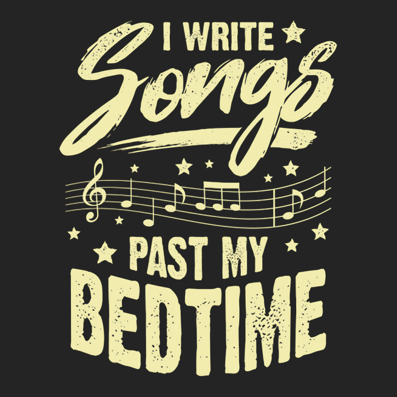 I Write Songs Past My Bedtime Songwriter Gift 3/4 Sleeve Shirt | Artistshot