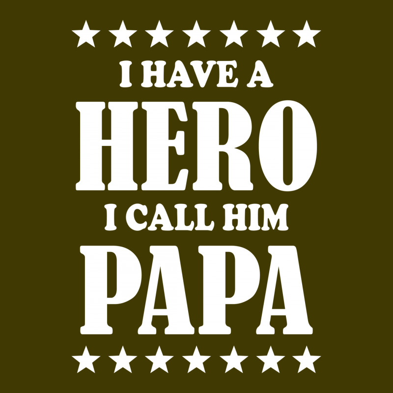 I Have A Hero I Call Him Papa Accessory Pouches | Artistshot