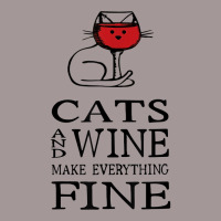 Cats And Wine Make Everything Fine   Cats And Wine Funny T Shirt Vintage Short | Artistshot