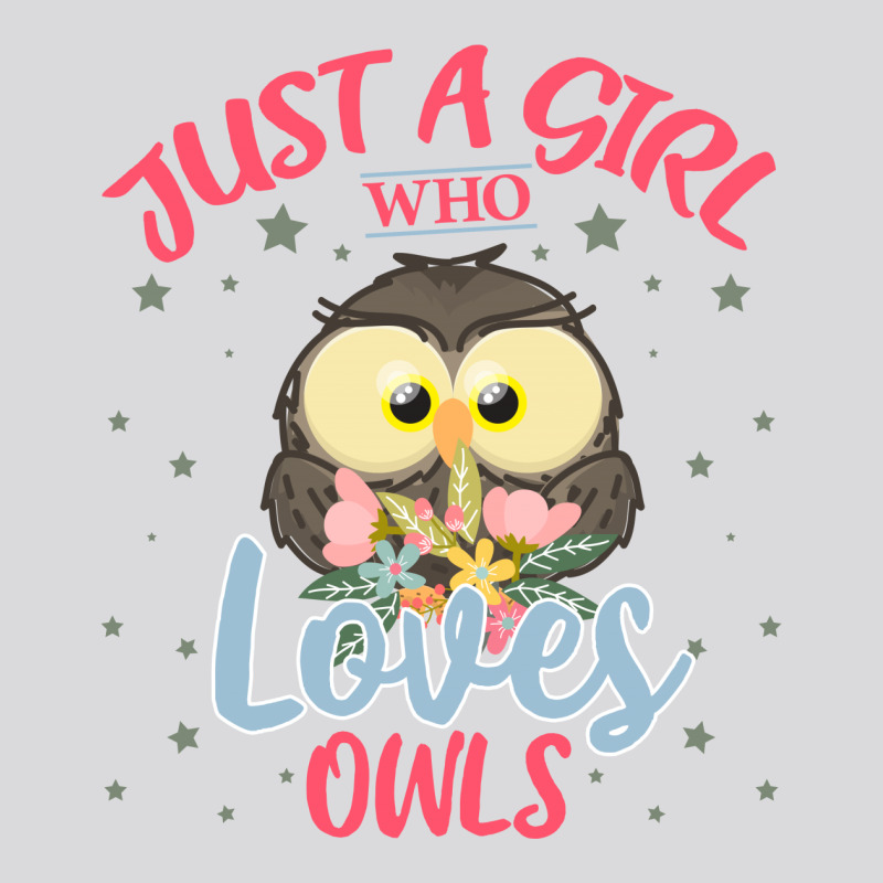 Just A Girl Who Loves Owls For Light Women's Triblend Scoop T-shirt by autlu2024 | Artistshot