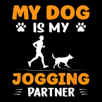 Running Jogger Dogs Cardio Dog Is My Jogging Partner T Shirt Cropped Hoodie | Artistshot