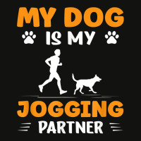 Running Jogger Dogs Cardio Dog Is My Jogging Partner T Shirt Scorecard Crop Tee | Artistshot