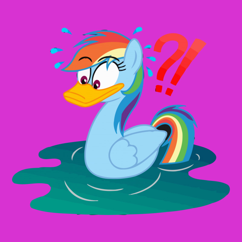 Custom Rainbow Dash Duck My Little Pony Baby Bibs By Mdk Art Artistshot
