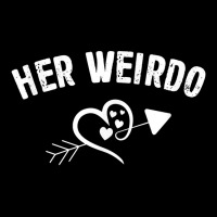 Valentine Day Her Weirdo For Him Couple Matching Dress T Shirt Long Sleeve Baby Bodysuit | Artistshot