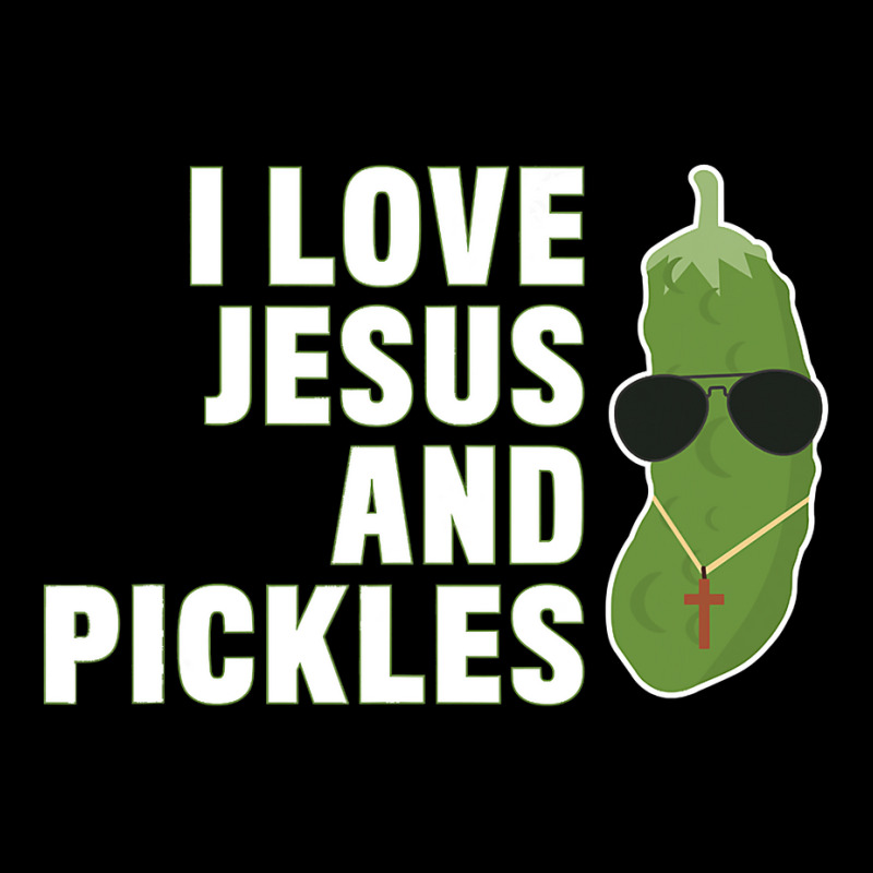 I Love Jesus And Pickles   Christian   Boys Girls Women Gift T Shirt Pocket T-Shirt by adam.troare | Artistshot