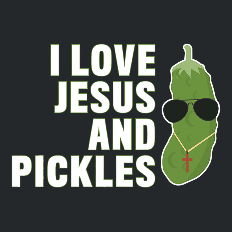 I Love Jesus And Pickles   Christian   Boys Girls Women Gift T Shirt Crewneck Sweatshirt by adam.troare | Artistshot