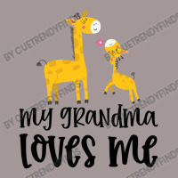 Giraffe With Pink Flower My Grandma Loves Me Vintage Short | Artistshot