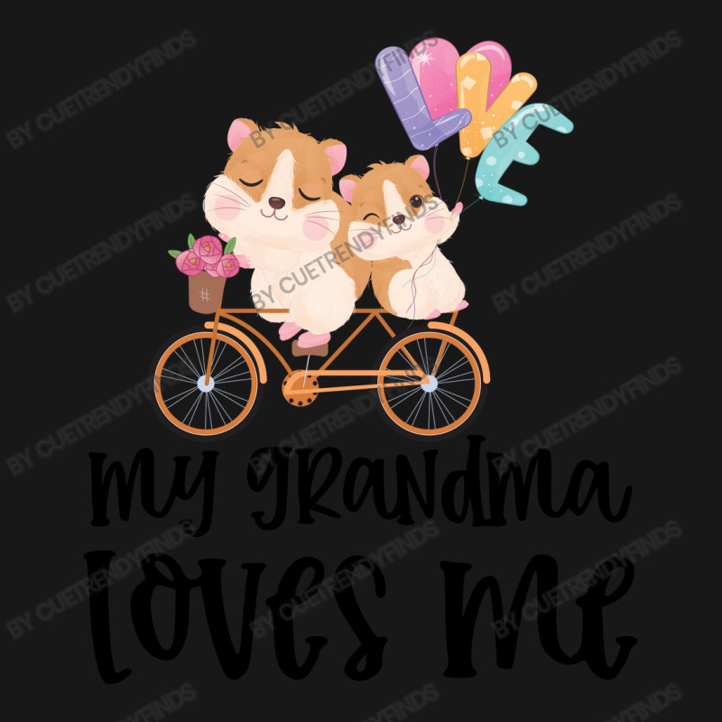 Hamsters On Bike My Grandma Loves Me Flannel Shirt by CueTrendyFinds | Artistshot