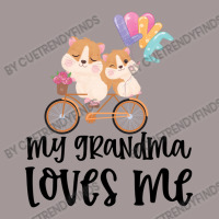 Hamsters On Bike My Grandma Loves Me Vintage Short | Artistshot