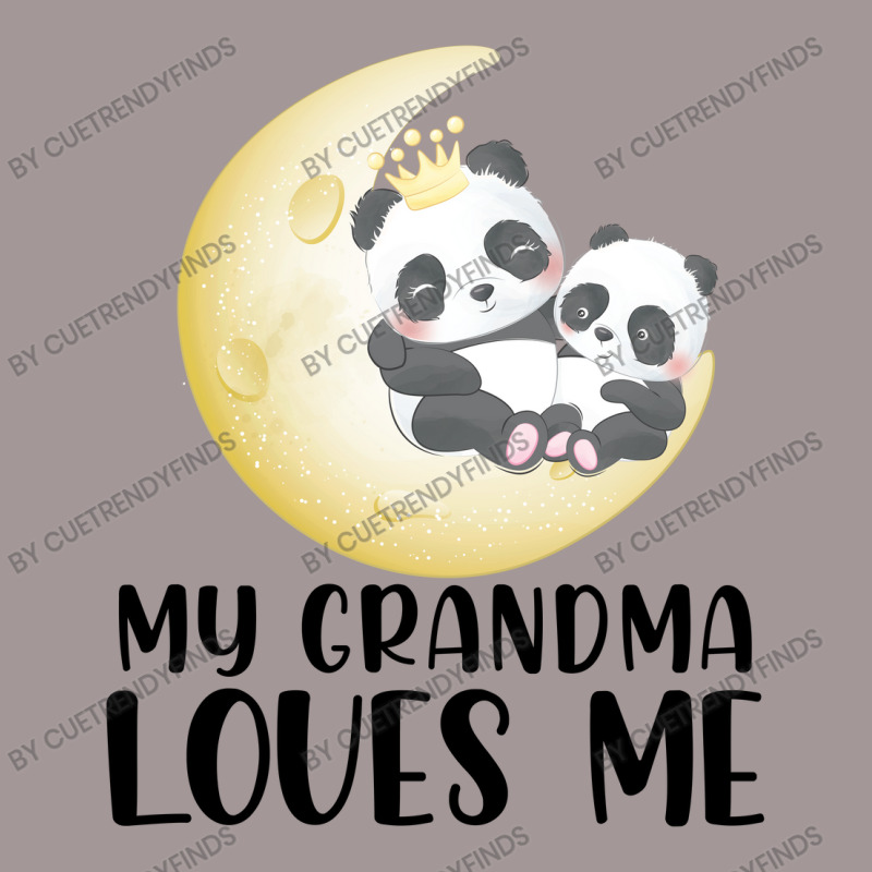 Panda Moon  Grandma Loves Me Vintage Hoodie by CueTrendyFinds | Artistshot