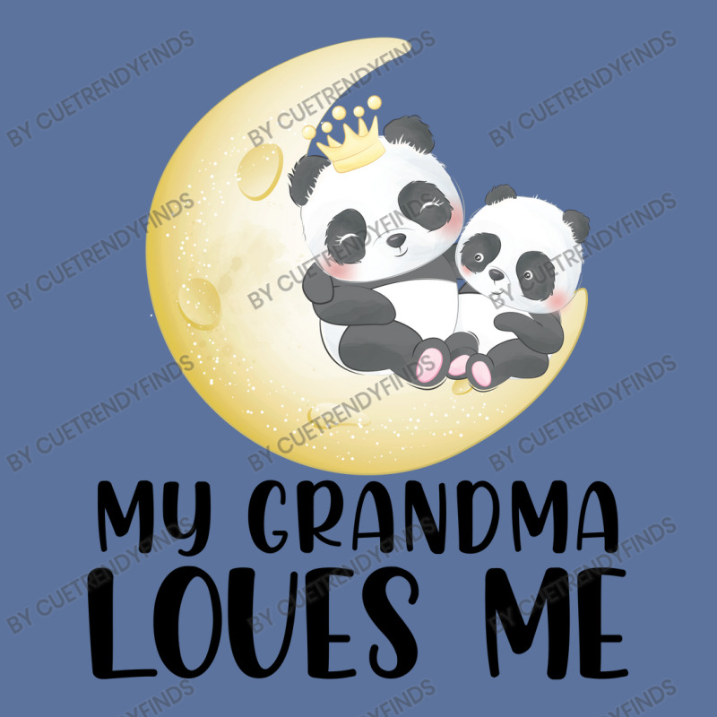 Panda Moon  Grandma Loves Me Lightweight Hoodie by CueTrendyFinds | Artistshot