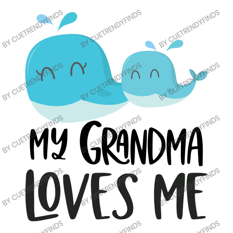 Whales Grandma Loves Me 3/4 Sleeve Shirt by CueTrendyFinds | Artistshot