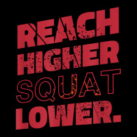 Reach High Squats Low Workout Fitness Graphics T Shirt Youth Jogger | Artistshot