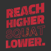 Reach High Squats Low Workout Fitness Graphics T Shirt Baby Bodysuit | Artistshot