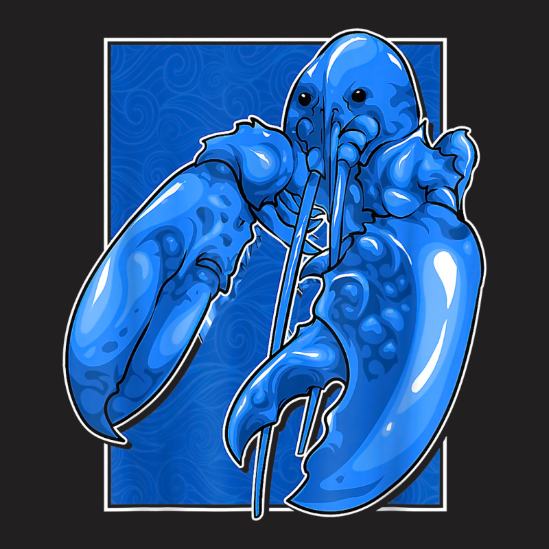 Funny Jumpscare Lobster Meme Blue Crustacean T Shirt T-shirt | Artistshot