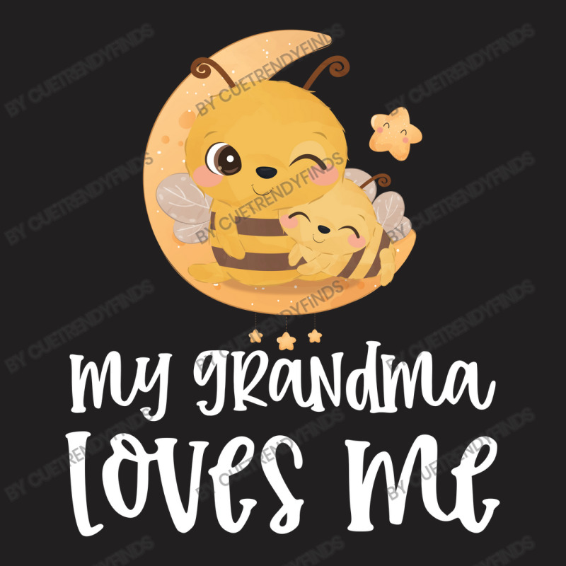 Bees Moon Grandma Loves Me T-Shirt by CueTrendyFinds | Artistshot