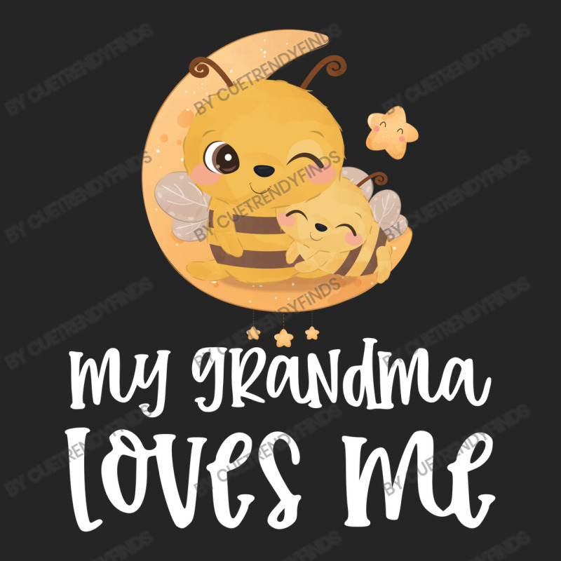 Bees Moon Grandma Loves Me Unisex Hoodie by CueTrendyFinds | Artistshot