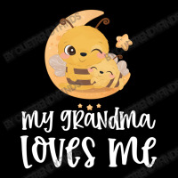 Bees Moon Grandma Loves Me Men's Long Sleeve Pajama Set | Artistshot