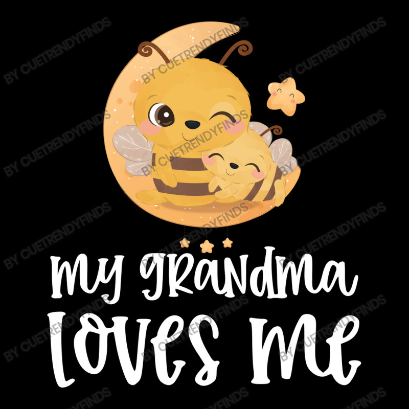 Bees Moon Grandma Loves Me Long Sleeve Shirts by CueTrendyFinds | Artistshot