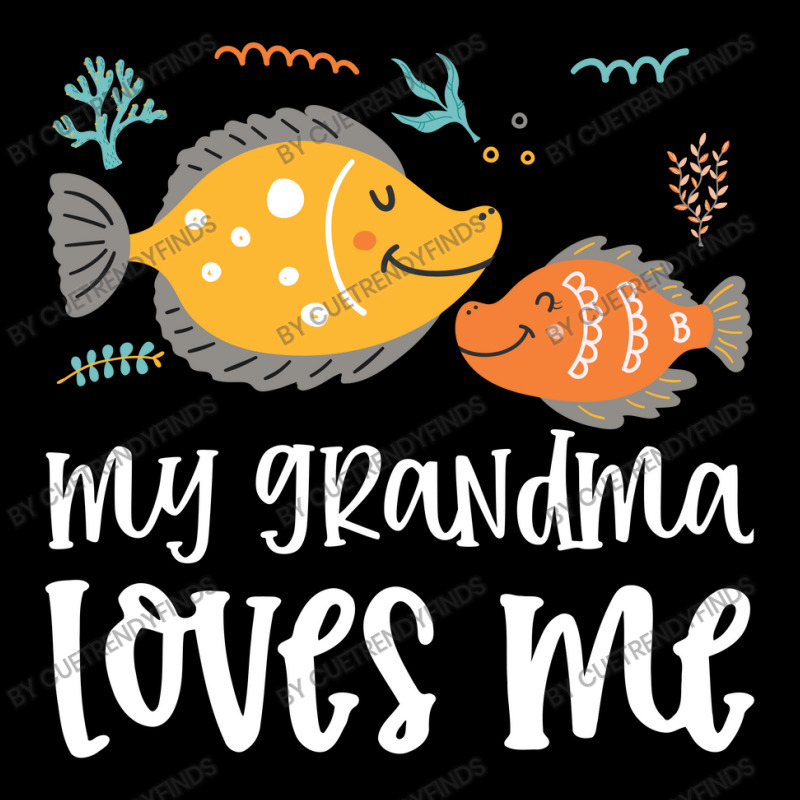 Ffish Grandma Loves Me Long Sleeve Shirts by CueTrendyFinds | Artistshot