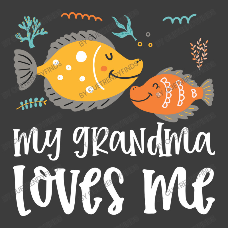 Ffish Grandma Loves Me Men's Polo Shirt by CueTrendyFinds | Artistshot