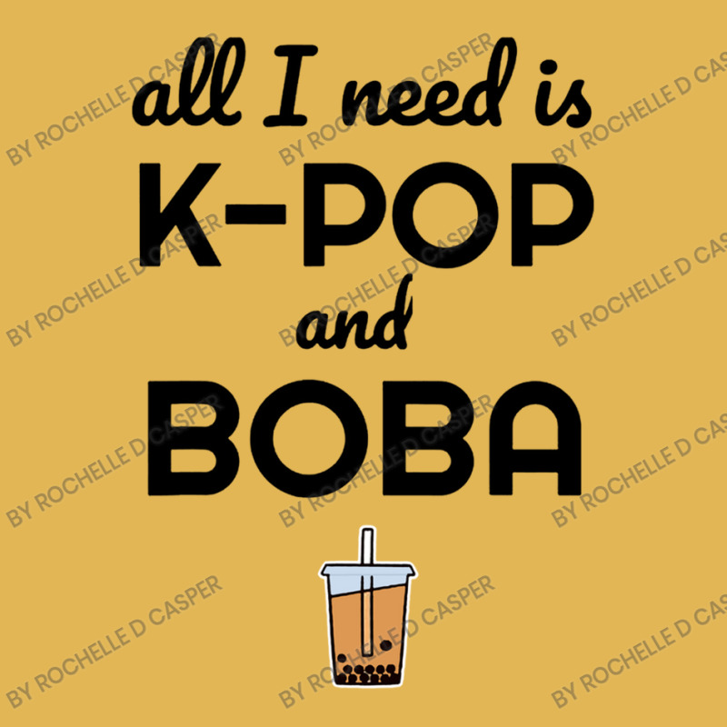 All I Need Is K Pop And Boba Bubble Tea Funny Vintage Hoodie And Short Set | Artistshot