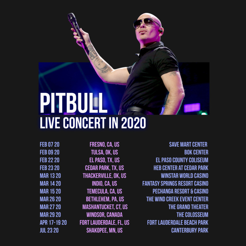 Pitbull Tour Back Flannel Shirt by hujabole880817 | Artistshot