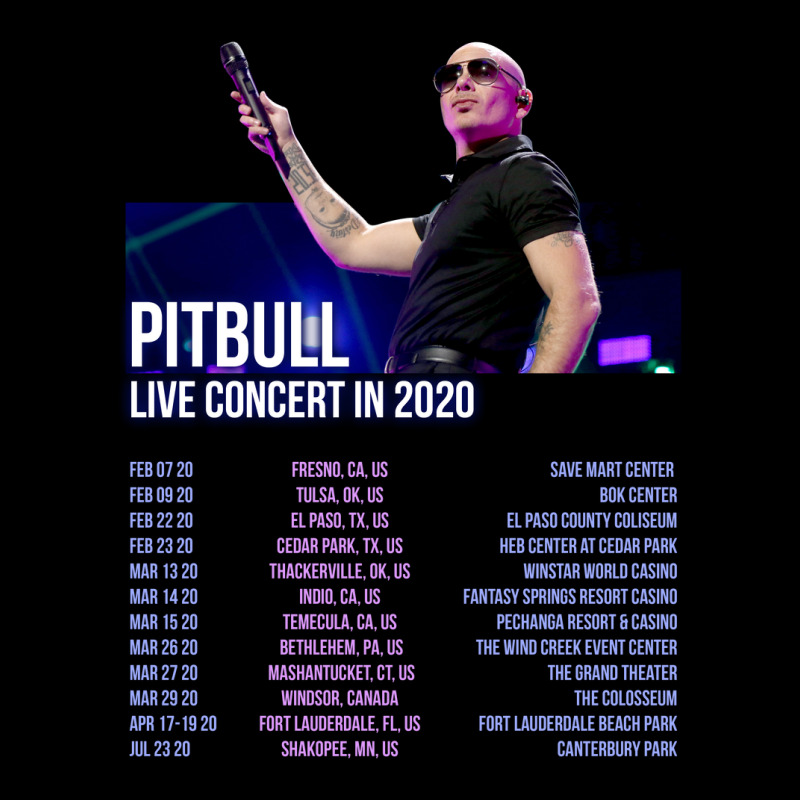 Pitbull Tour Back Zipper Hoodie by hujabole880817 | Artistshot